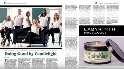 "Doing Good by Candlelight" Illinois Field & Bean Article